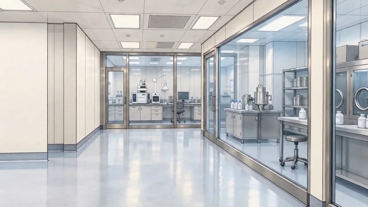 Illustrated manufacturing facility — Quality control chapter