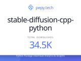 Stable Diffusion Cpp Python Download Stats
