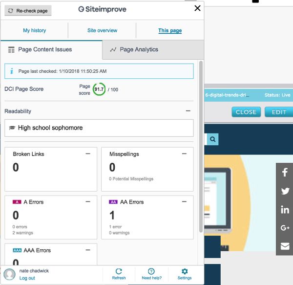 Siteimprove Cms Plugin - Amazing Minimal Photo - Desktop