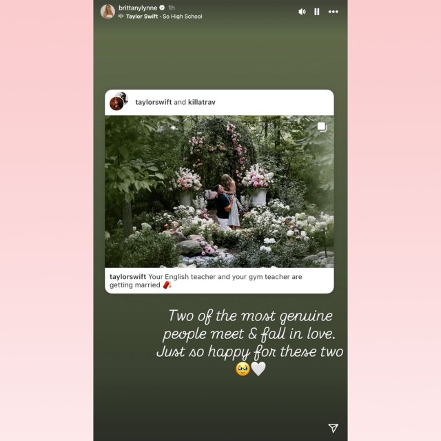 Brittany Mahomes reacts to Taylor & Travis engagement