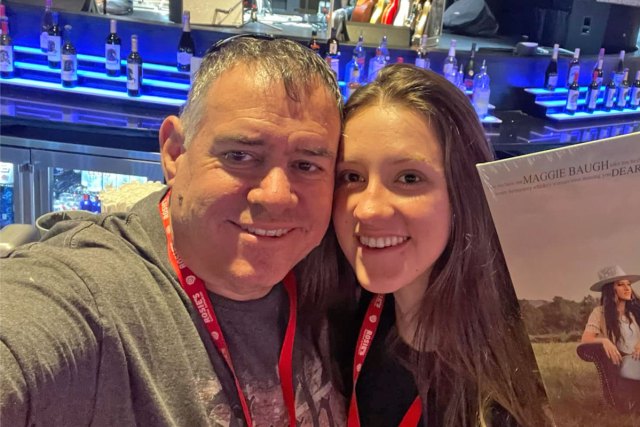 Maggie Baugh & father Chuck