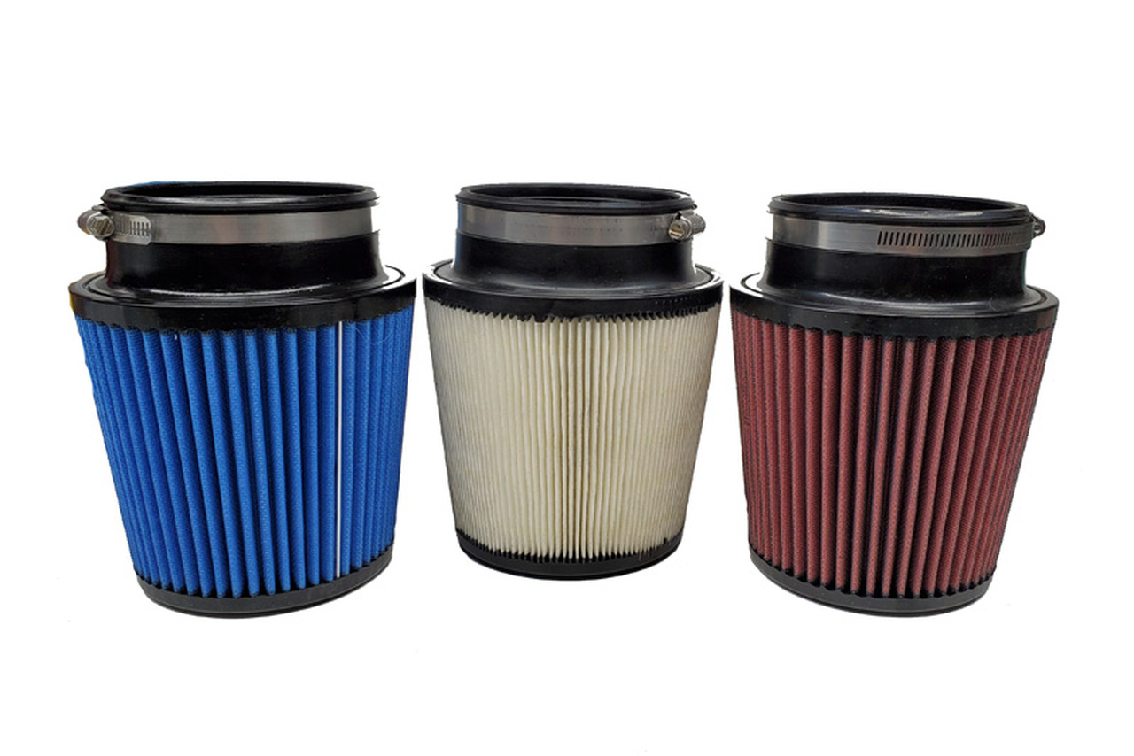 Power Stack Air Filter 4.5×6 Inch Red Oil – Performance Diesel