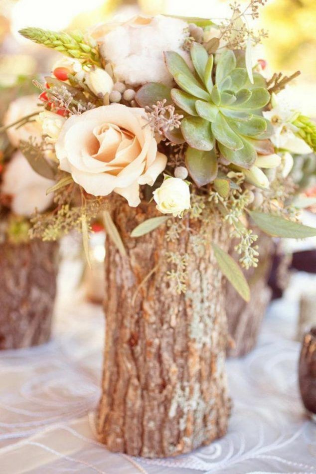 Floreros Madera 4 Ideas Perfectas