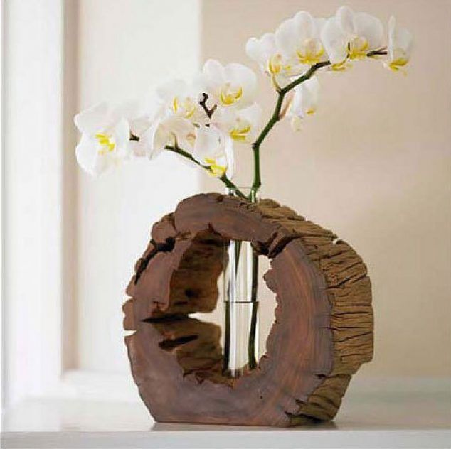 Floreros Madera 7 Ideas Perfectas