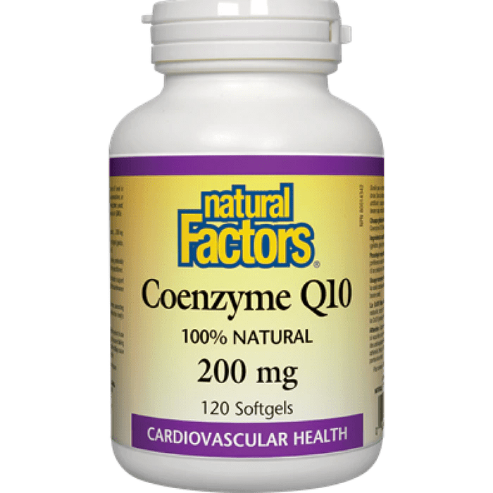 Natural Factors - Coenzyme Q10 200mg 120 Softgel