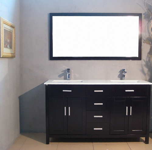 Complete your bathroom renovation project with the right bathtub. 60" Vanity - Double Vanity | Perfect Bath Canada