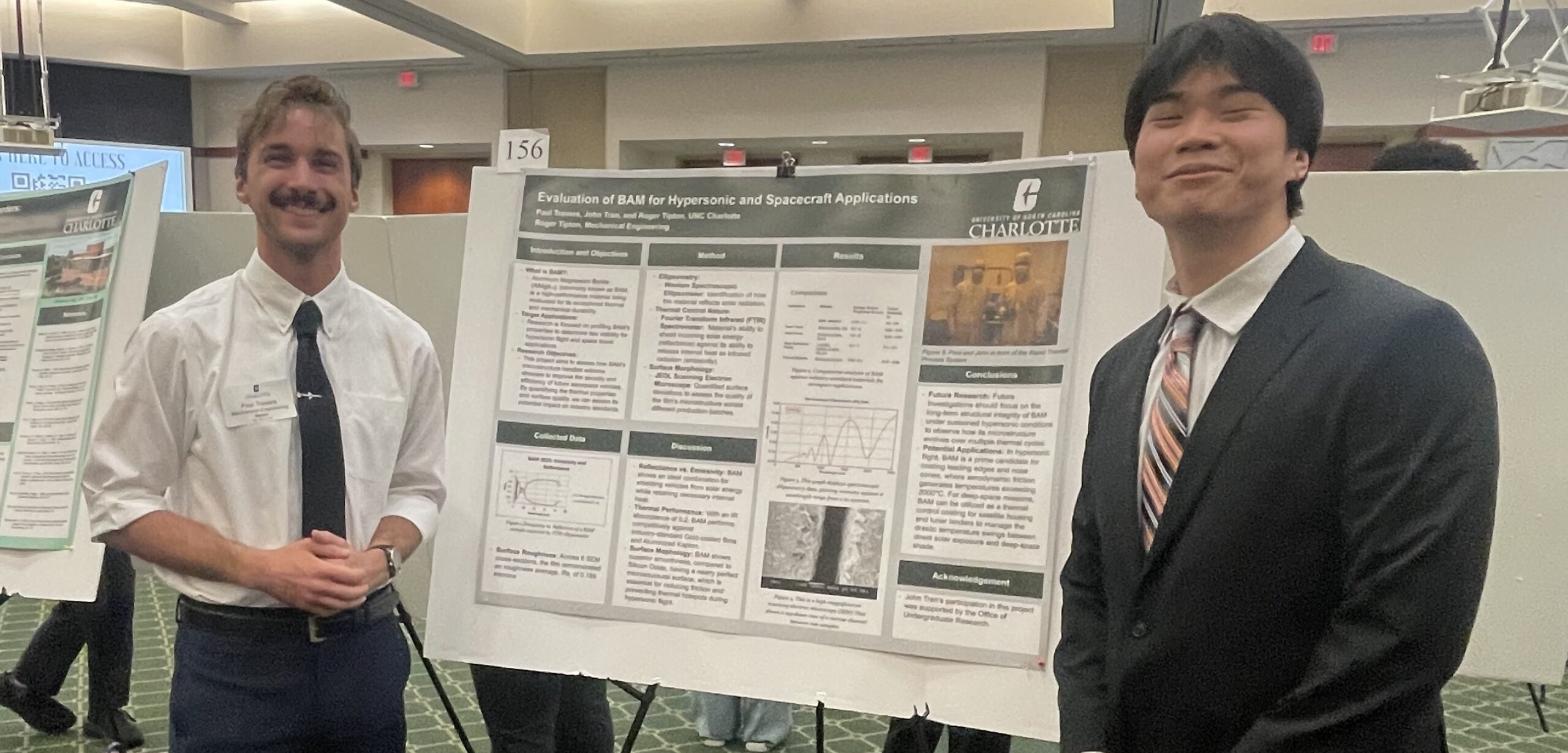 Outstanding Undergraduate Research: Evaluating Materials for Hypersonic and Spacecraft Applications