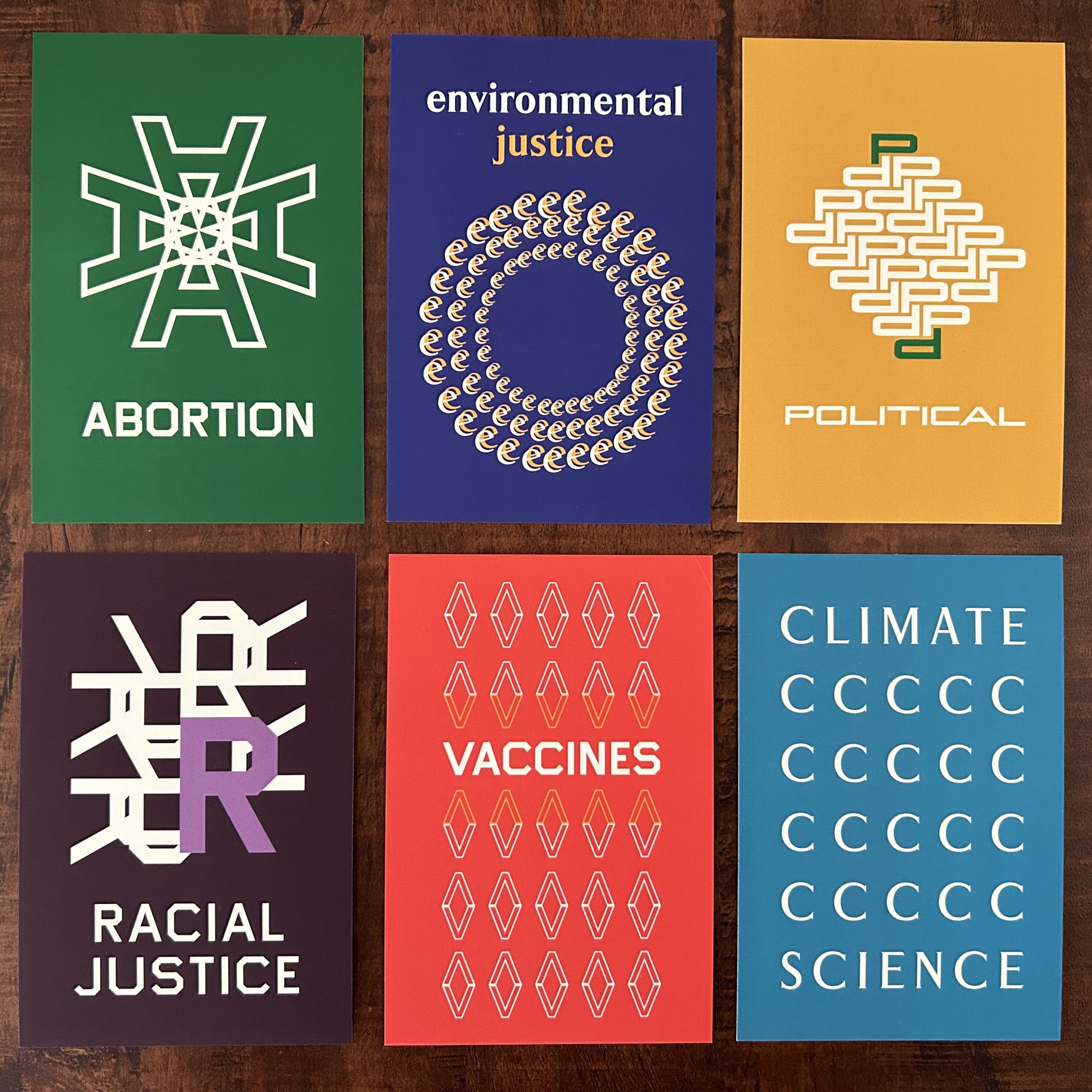 Reclaimed Words Postcards