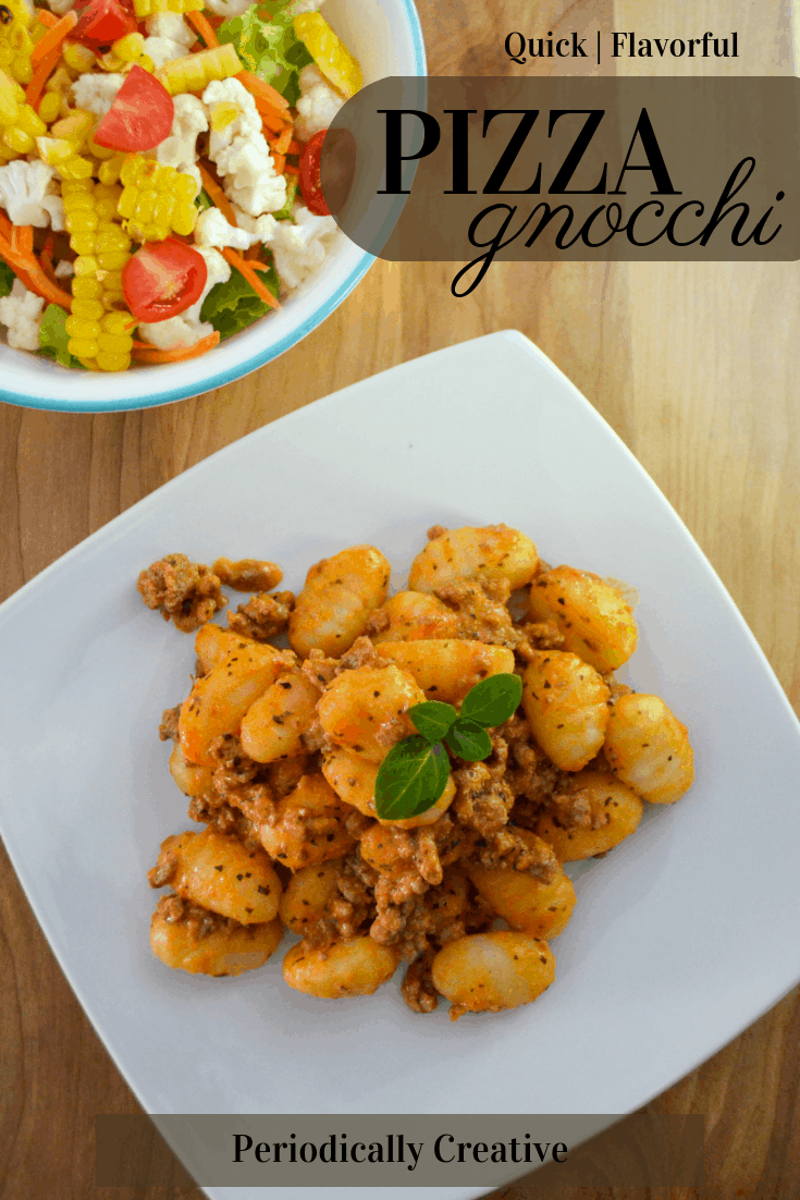 Make pizza gnocchi tonight and wow everyone with how great it tastes. #easydinner #dinnerrecipe