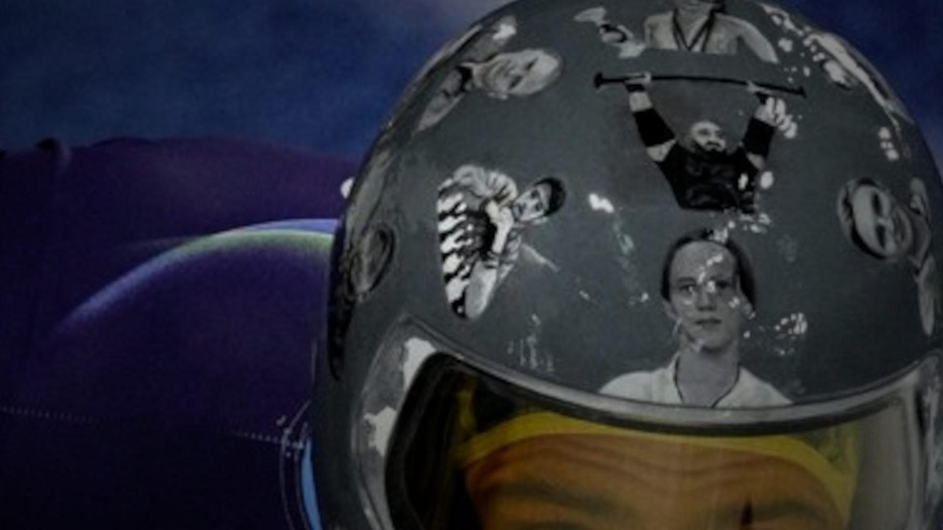 Wer der Schachspieler auf dem Helm war