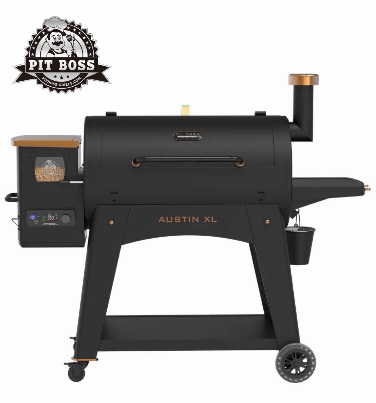 Pit Boss Pellet Smoker, Austin XL 1000 Square inch Wood Fired Pellet Grill, Onyx Series