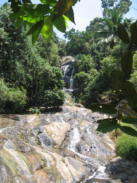 Det MAGNIFIKA vattenfallet...närmare än så kom man inte och mer än så var det inte. Det bästa var badet som kom längre ner.