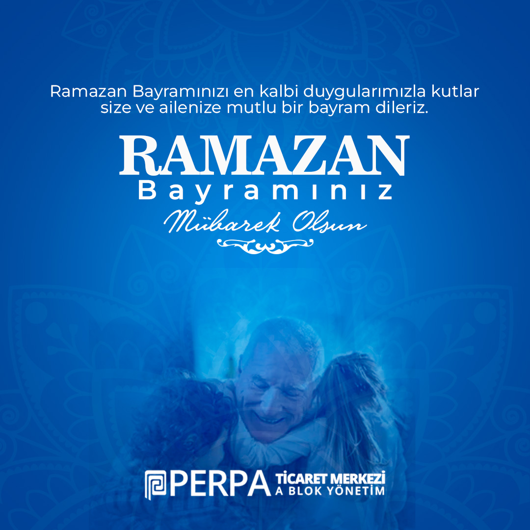 Ramazan bayramınızı en i̇çten dileklerimizle kutlarız