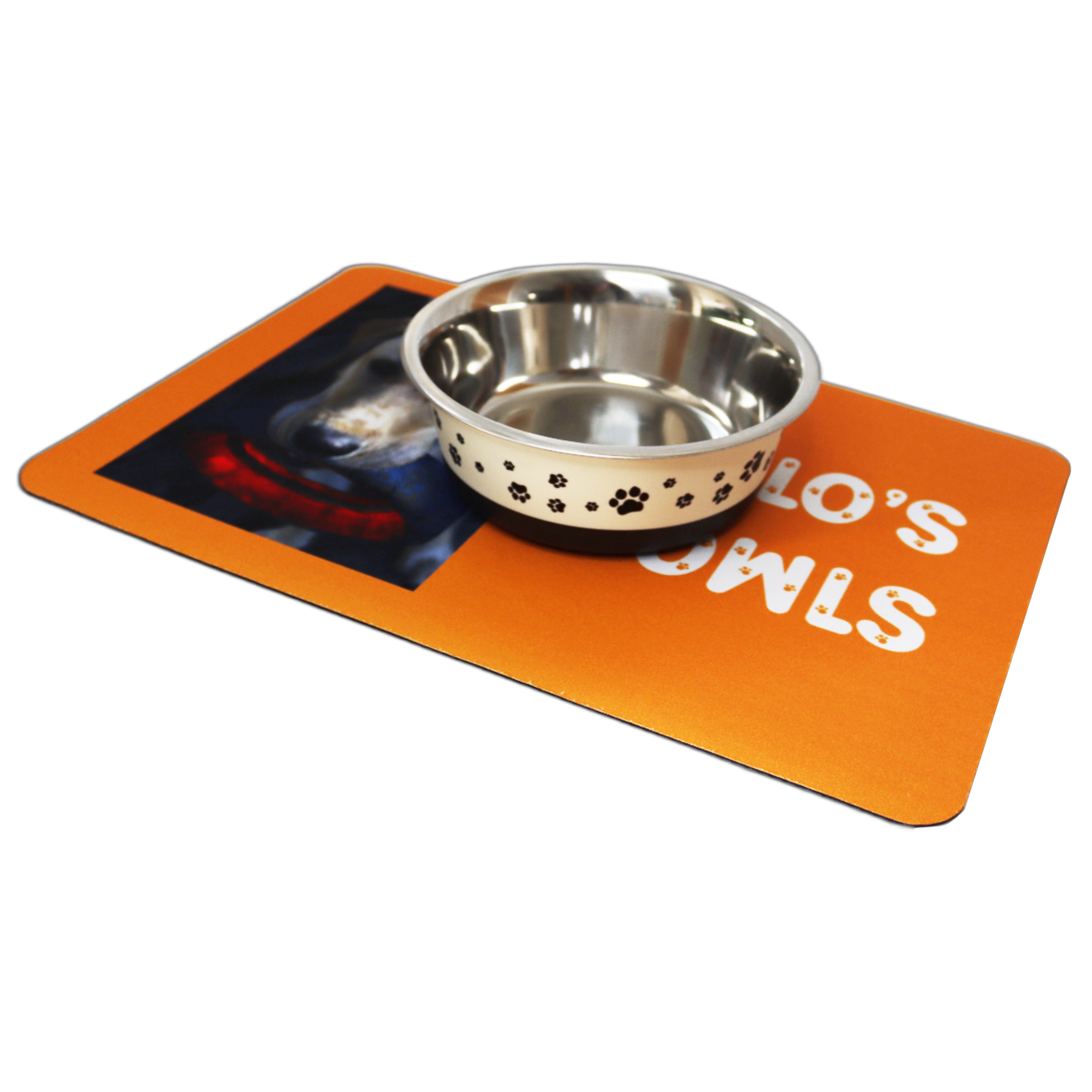 Personalised cat food mat best sale