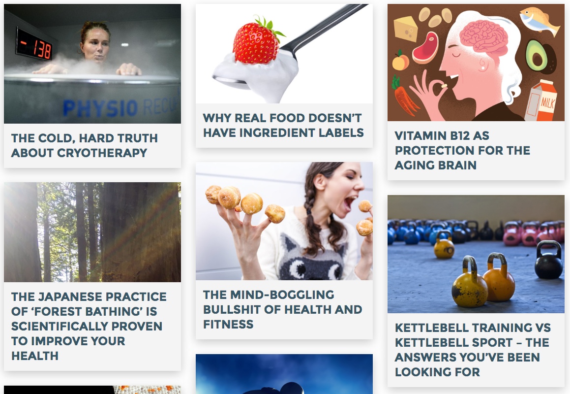 60 mind-expanding articles on fitness, nutrition and health