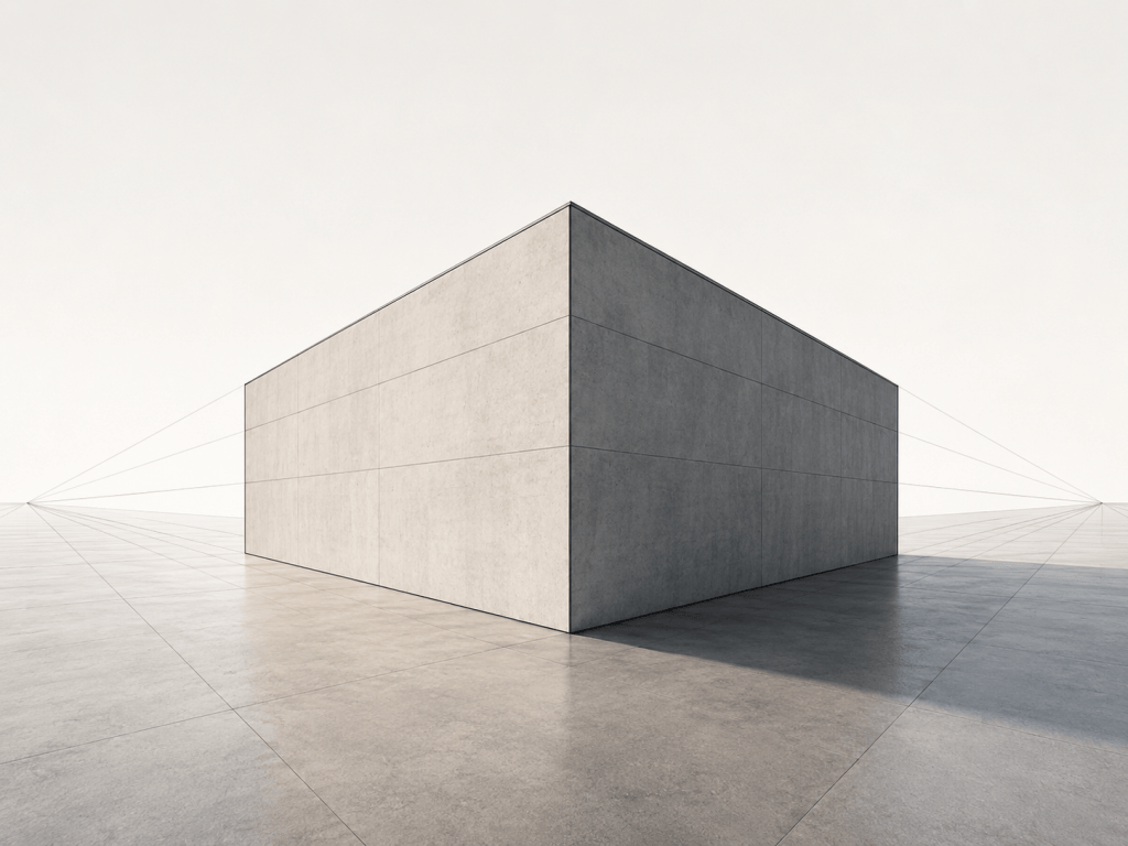 Two-point perspective construction