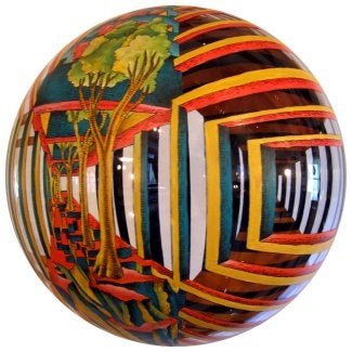 A painted Termesphere by Dick Termes