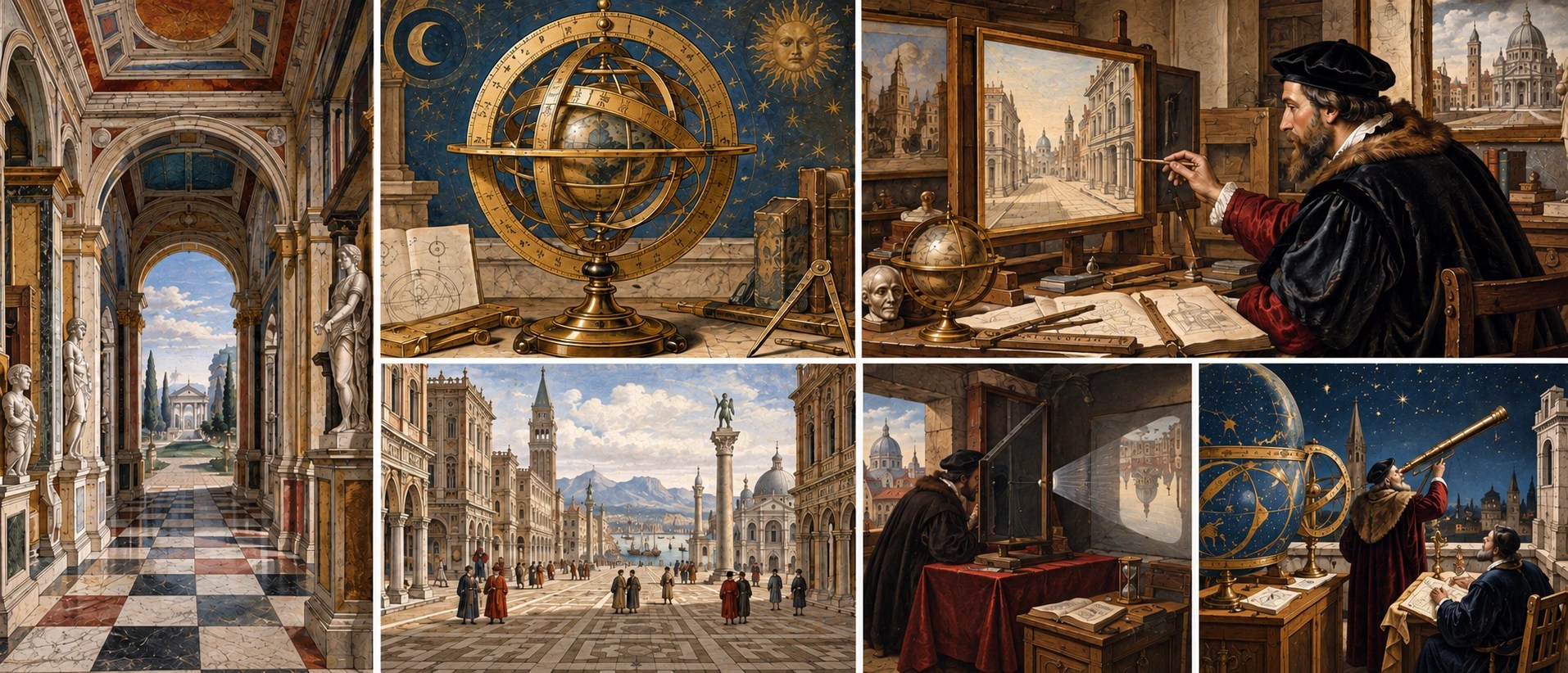 Historical perspective collage
