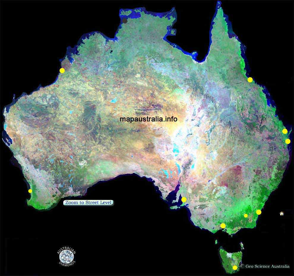 Map Of Australia Perth Australia 2026 