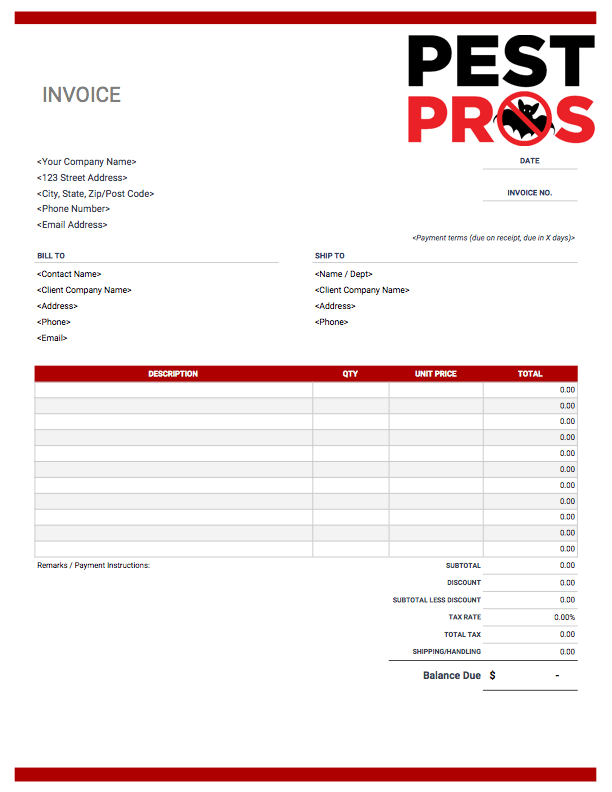 Pay Your Bill Pest Pros