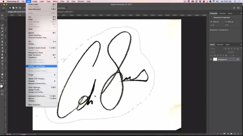 Learn what photoshop is and how it can help you. How To Easily Turn Your Signature Into A Photo Watermark In Photoshop Petapixel