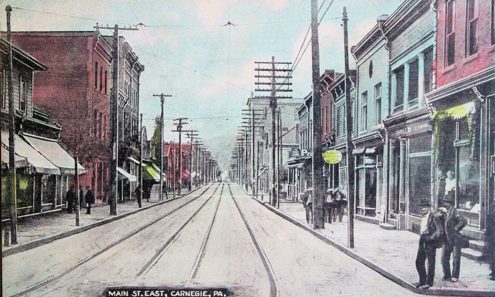 Pennsylvania Old Main Street Postcards Peter D.