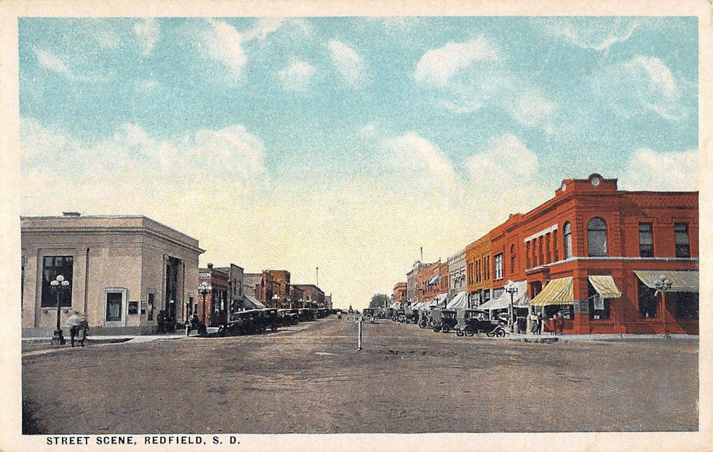 South Dakota Old Main Street Postcards Peter D.