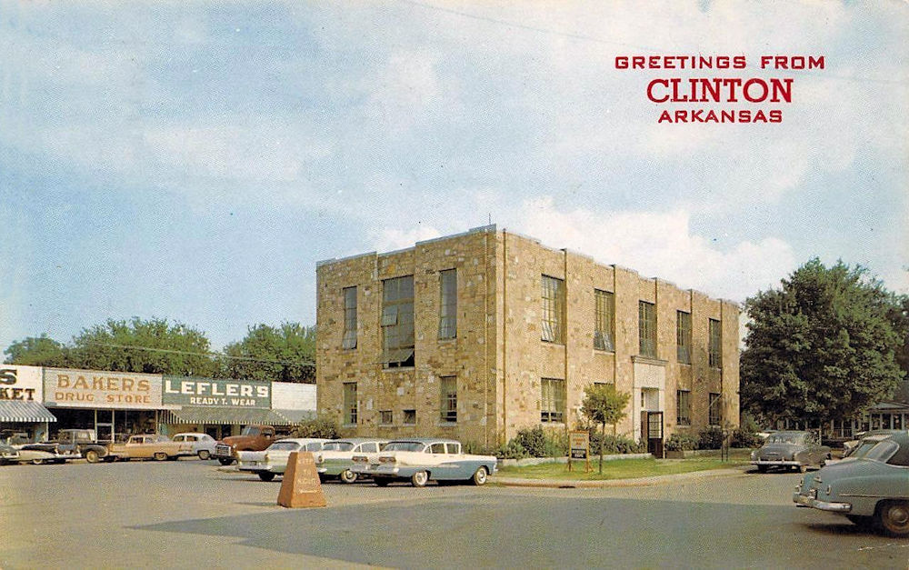 Arkansas old Main street postcard collection