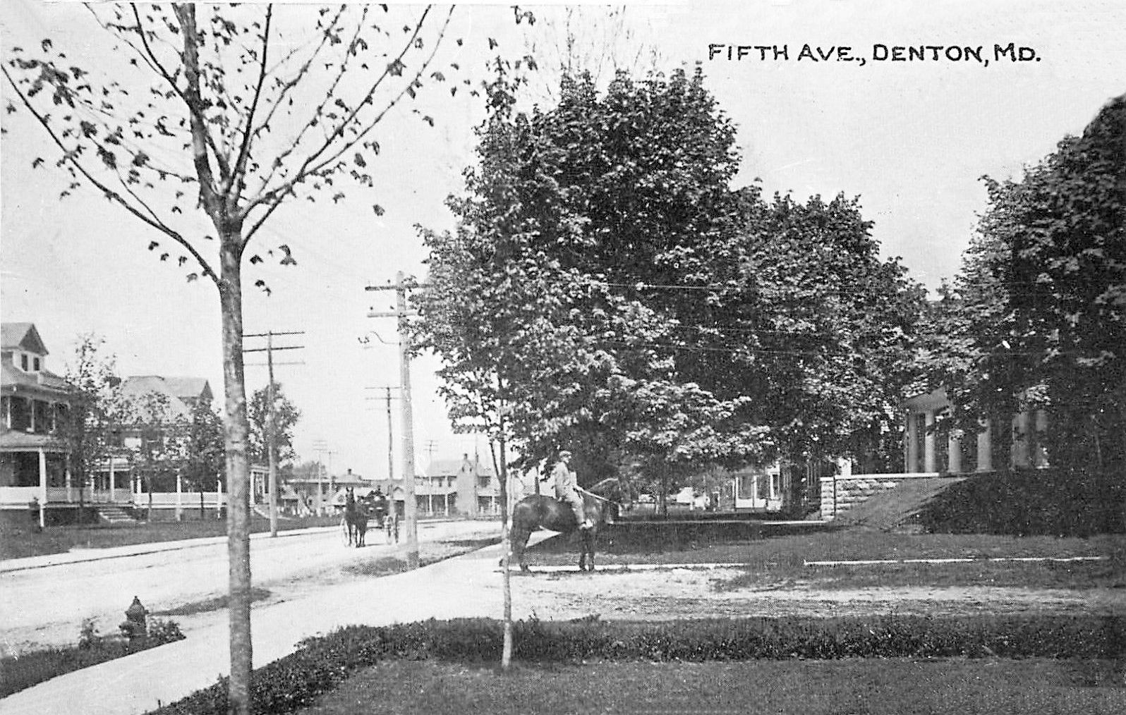 Collection of Maryland Main Street Postcards views