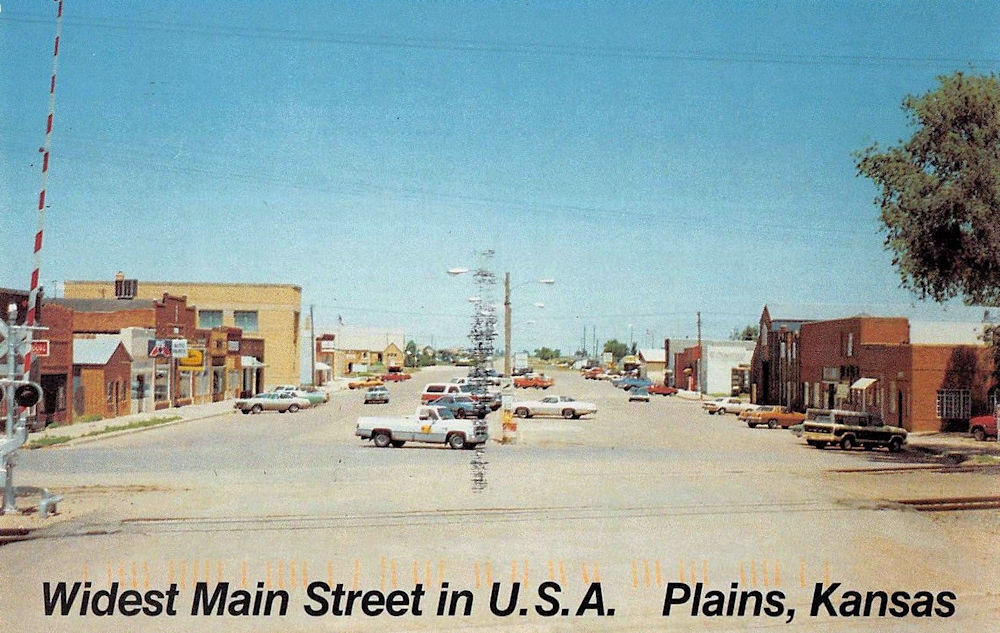 Main Street Postcard views from the State of Kansas