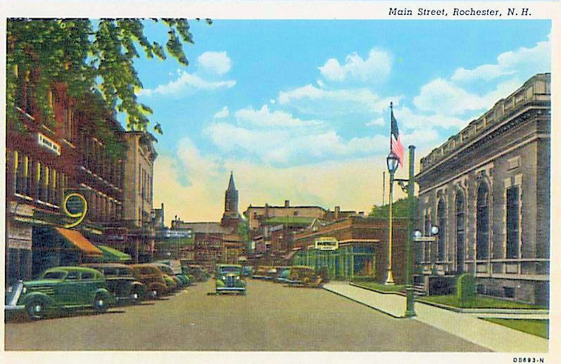 Old postcard views of New Hampshire towns