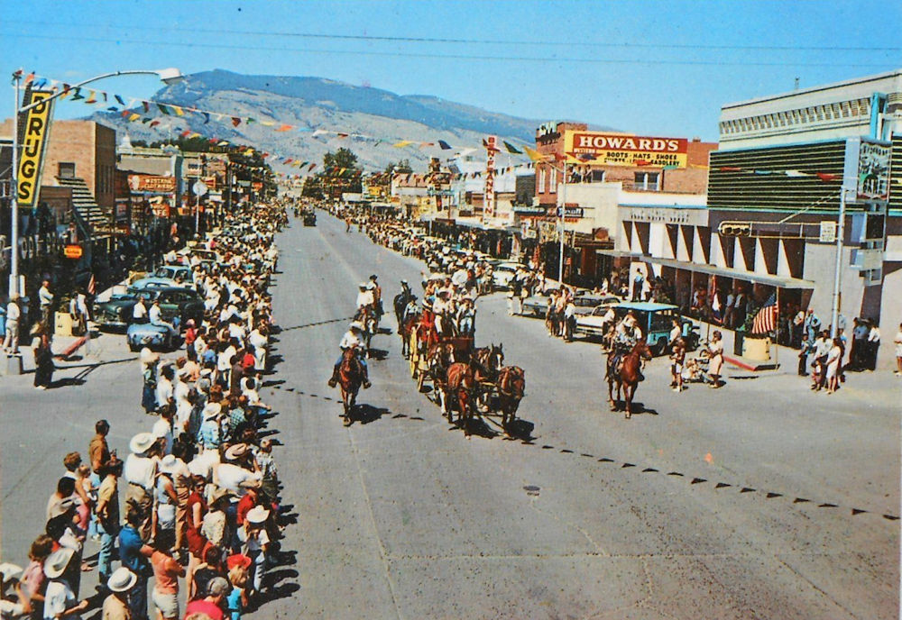 Postcard Main Street Views for Cody Wyoming