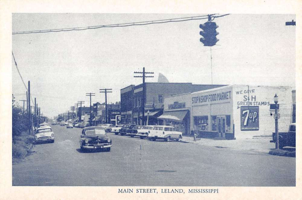 Mississippi Old Main Street Postcards Peter D.