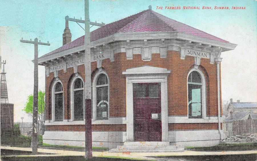 Main Street Postcard Views from the State on Indiana