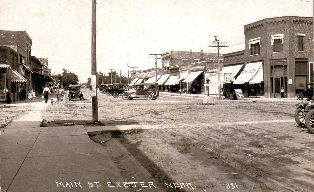 Nebraska Old Main Street Postcards Peter D.