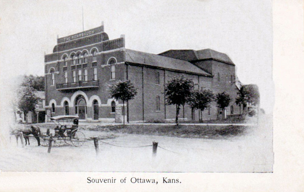 Main Street Postcard Views of Ottawa Kansas