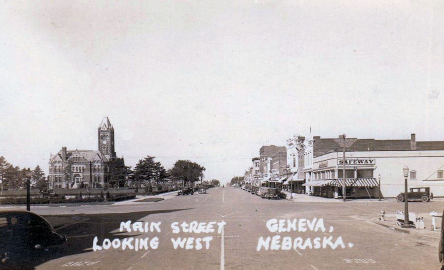Nebraska Old Main Street Postcards Peter D.