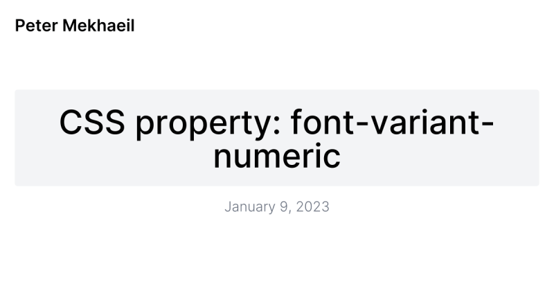 Font Variant Numeric Css Tricks - Gradient Pattern Collection - High Resolution Quality