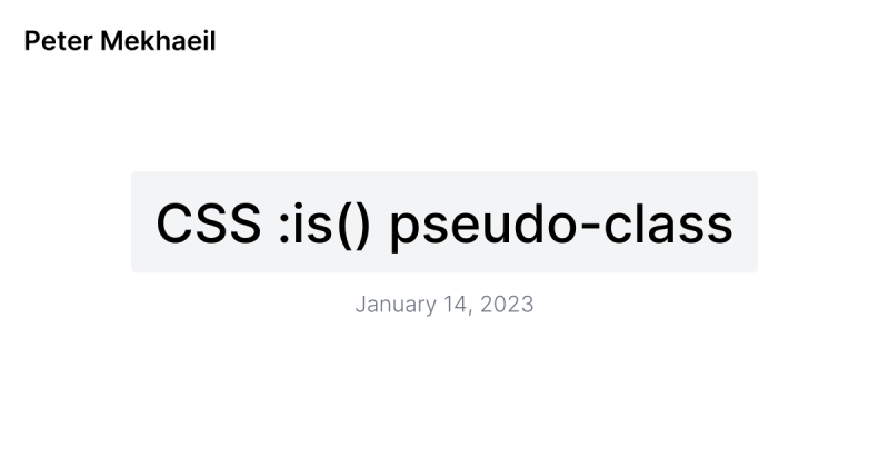 Abhinav Kumar On Linkedin Did You Use Is A Css Pseudo Class Function - Best Sunset Photos in HD