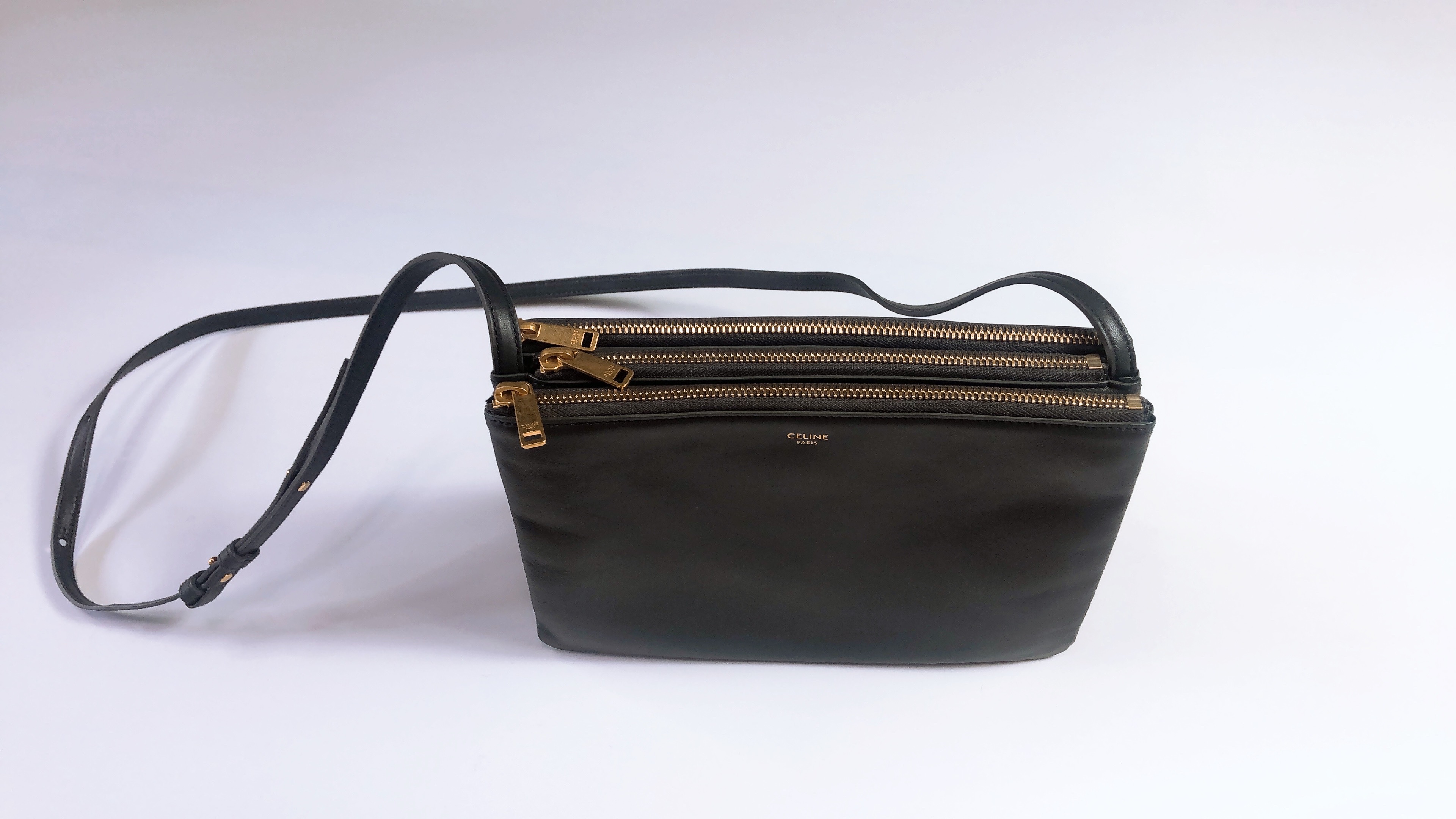 CELINE】トリオバッグラージ、黒じゃなくてダークグレー買ってみた