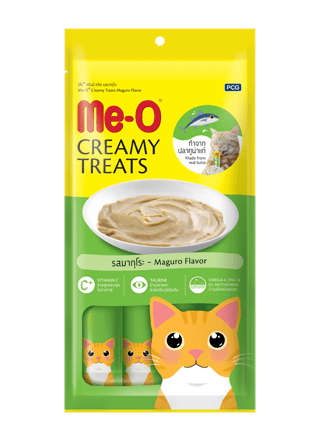 Me-O Creamy Cat Treats Maguro Flavor 60gm