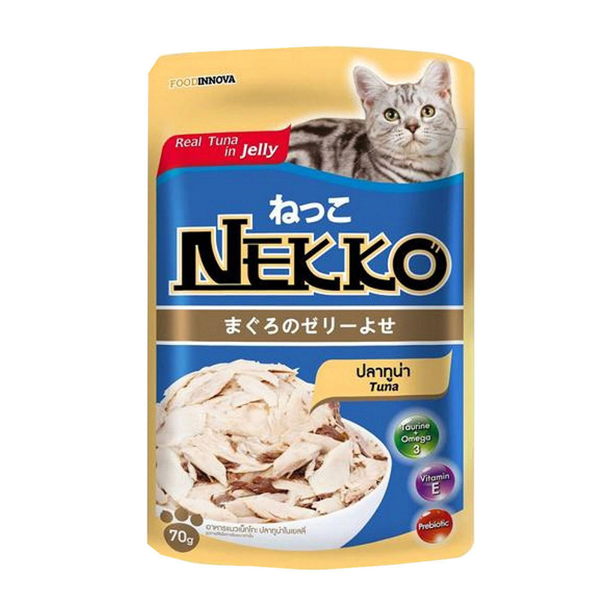 Nekko Cat Food Pouch Tuna In Jelly