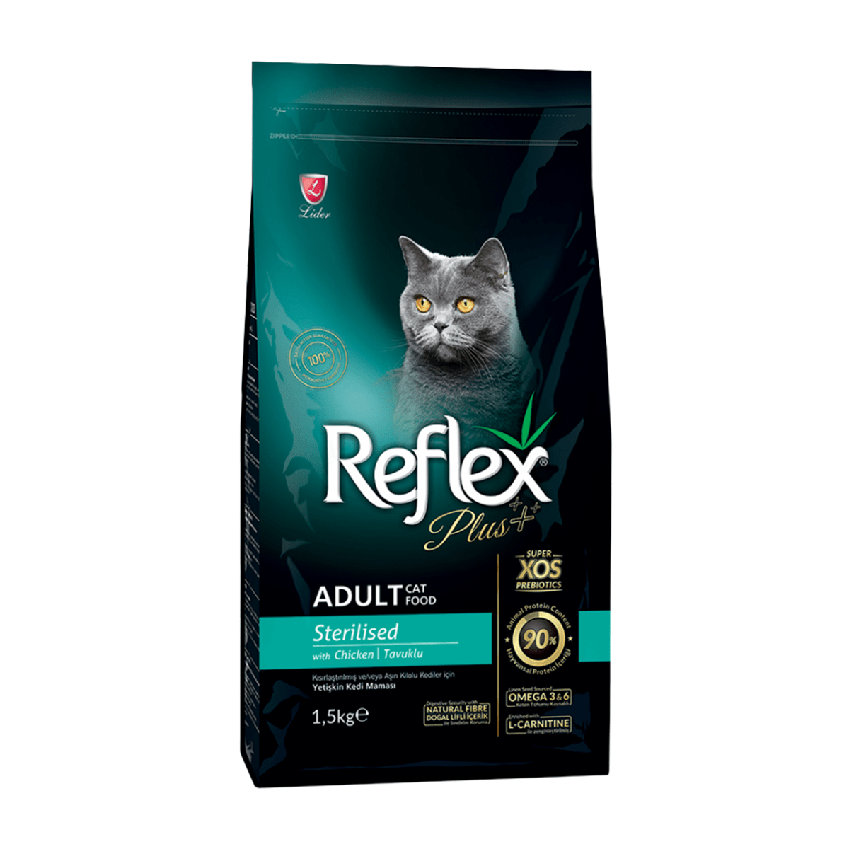 Reflex Plus Adult Cat Food Sterilised With Chicken