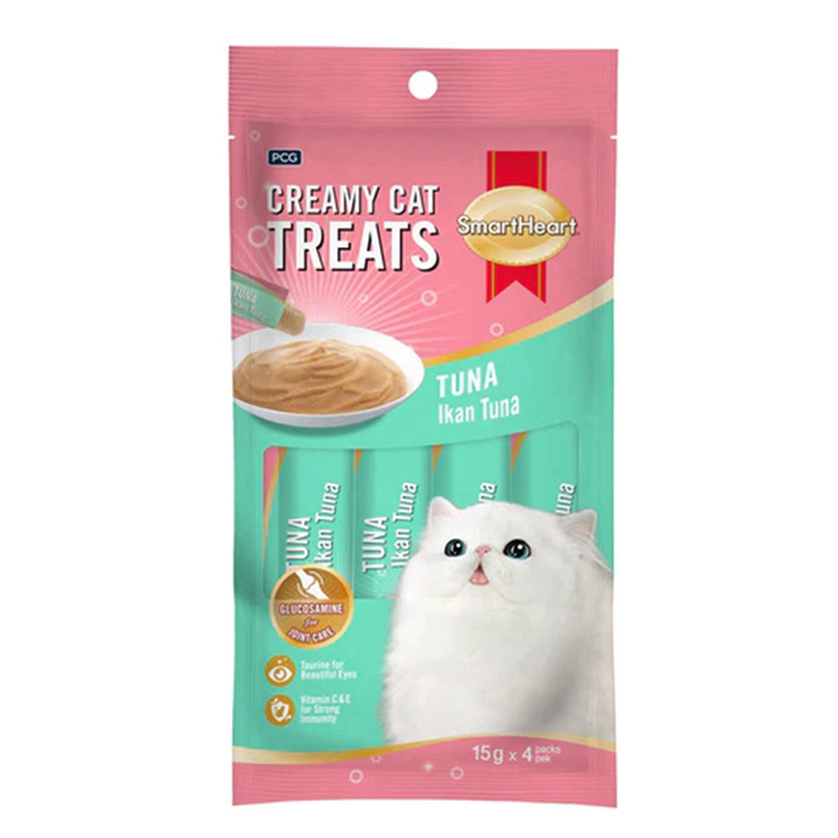 SmartHeart Creamy Cat Treat Tuna Flavor