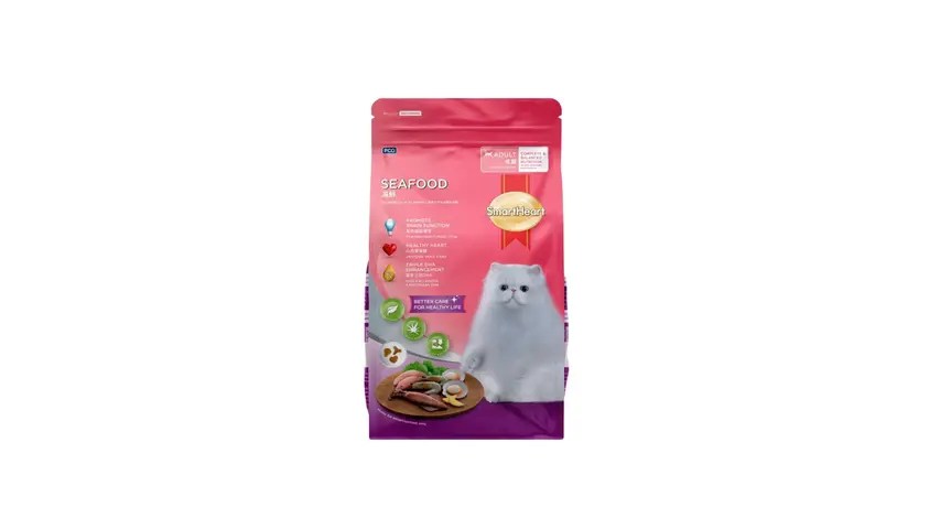 SmartHeart Adult Cat Food Seafood Flavor