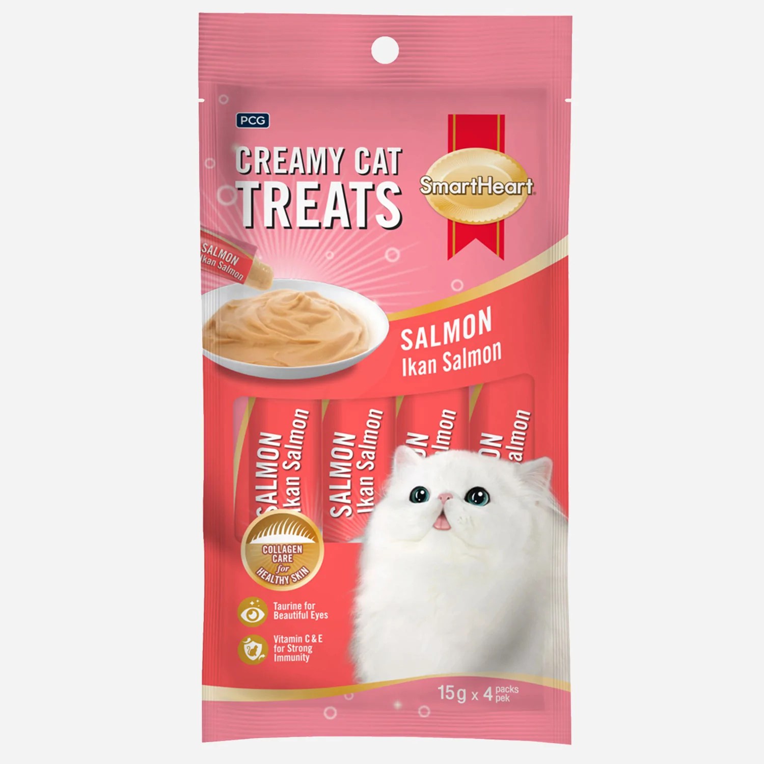 Smart Heart Creamy Cat Treat Salmon Flavor