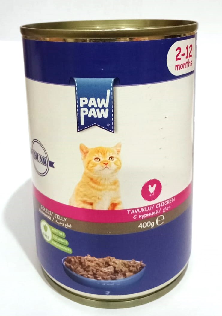 Paw Paw Kitten Cat Food Chicken