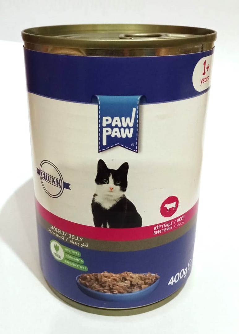 Paw Paw Adult Cat Food Can Beef