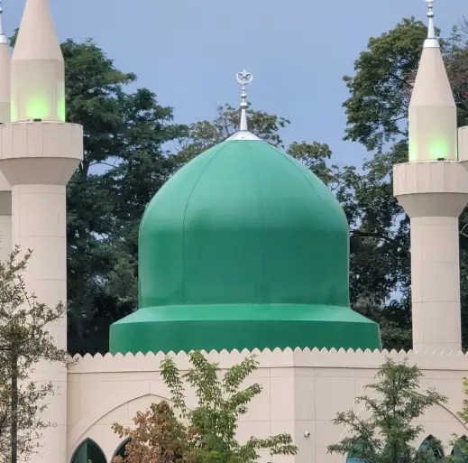 Glass fiber concrete (GFRC) walls and FRP dome for a mosque