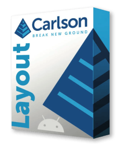 Carlson Layout Android software for construction staking, field layout, and survey workflows